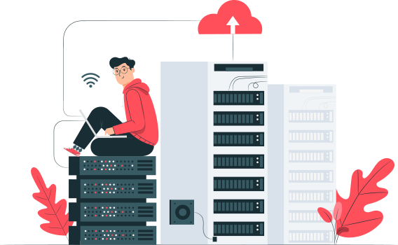 Custom ecom hosting infrastructure with security and data management features